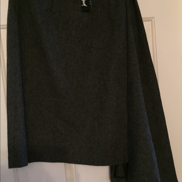 NWT Lord & Taylor lined grey tweed skirt - Picture 7 of 15